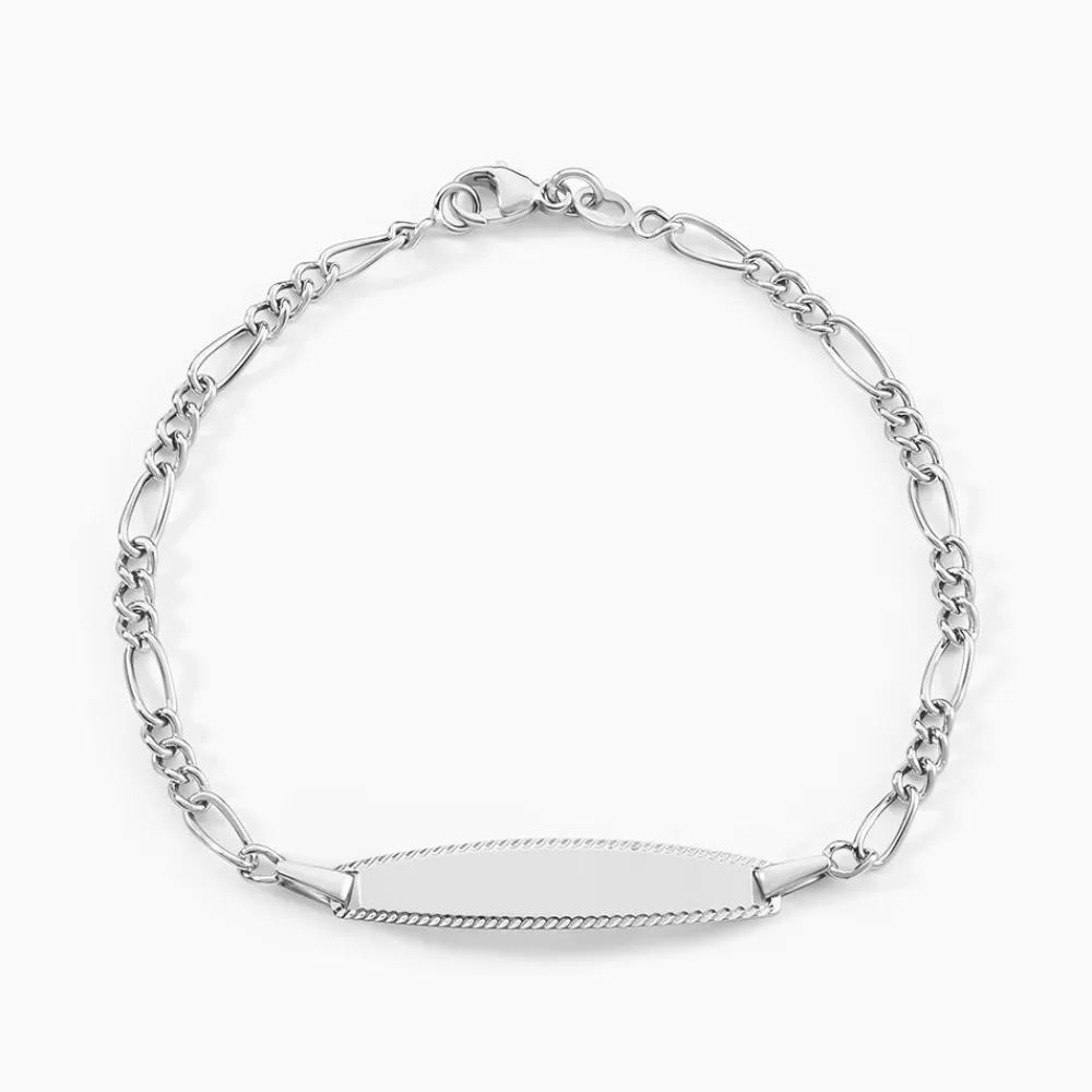 Bracelet Identité Bartolomee Maille Alternee 1/3|Marc Orian