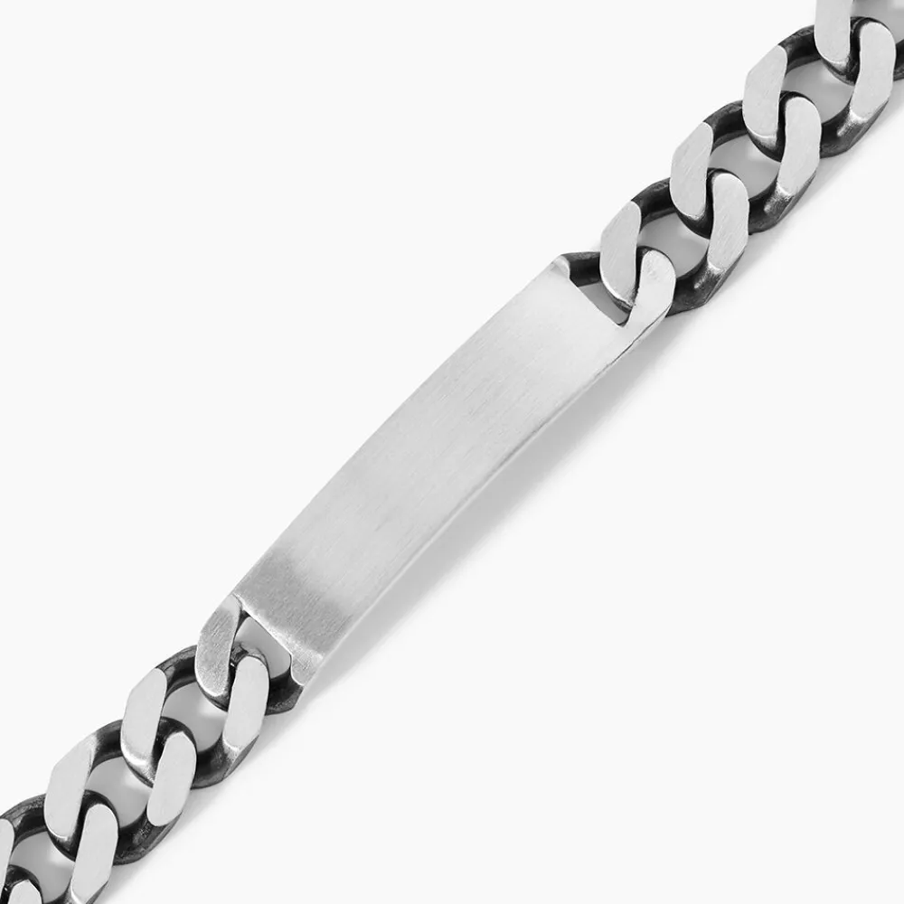 Bracelet Identité Casper Argent Gris|Marc Orian Discount