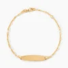 Bracelet Identité Eowyn Maille Fantaisie Or Jaune