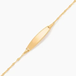 Bracelet Identité Eowyn Maille Fantaisie Or Jaune