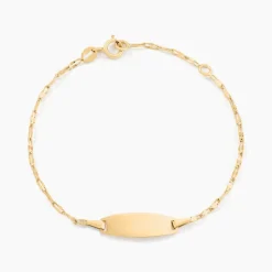 Bracelet Identité Eowyn Maille Fantaisie Or Jaune