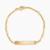 Bracelet Identité Ericka Maille Singapour Or Jaune