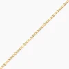 Bracelet Identité Etheline Maille Gourmette Or Jaune