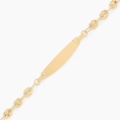 Bracelet Identité Evin Maille Grain De Cafe|Marc Orian New
