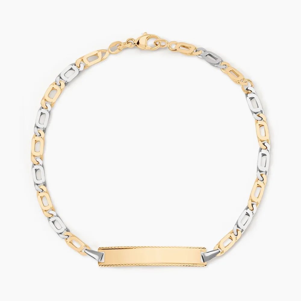 Bracelet Identité Fanelia Maille Marine|Marc Orian