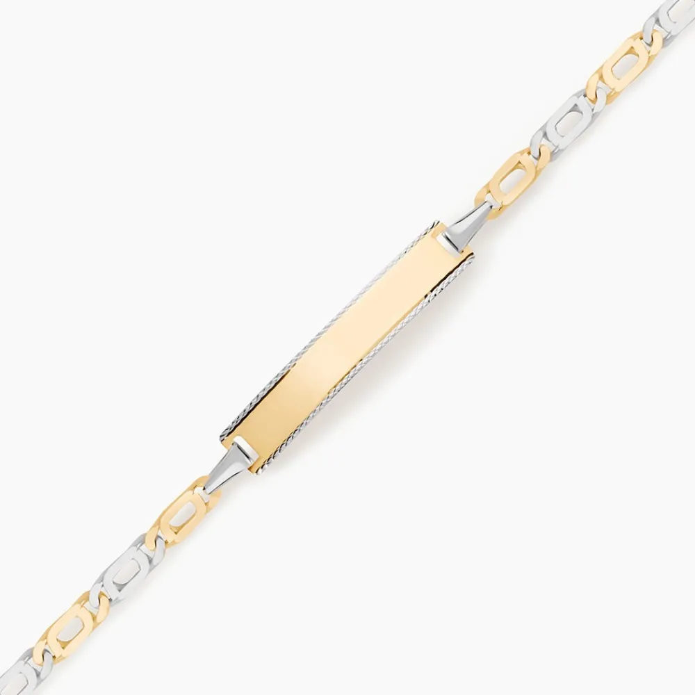 Bracelet Identité Fanelia Maille Marine|Marc Orian