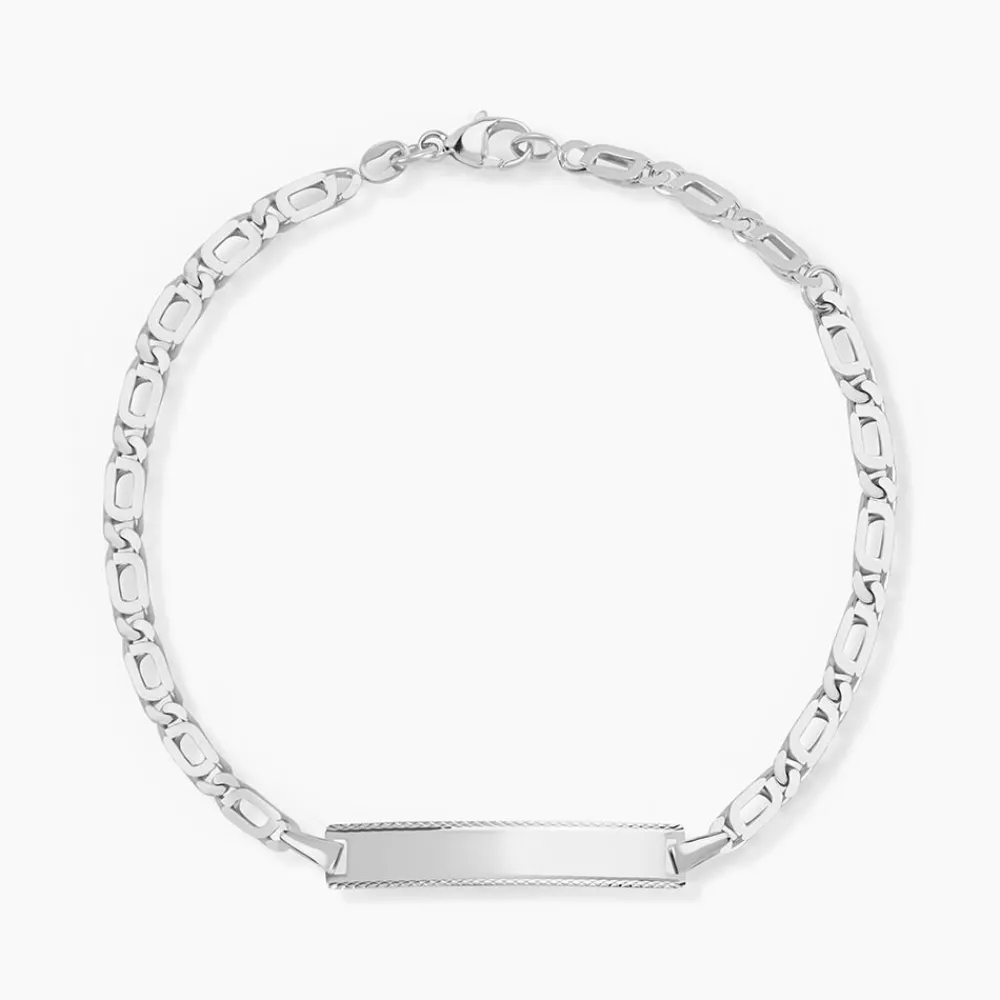 Bracelet Identité Fanelia Maille Marine|Marc Orian