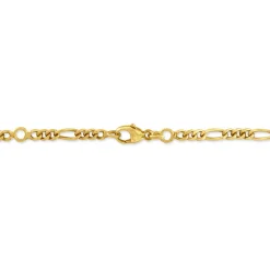 Bracelet Identité Fanelia Maille Marine Or Jaune