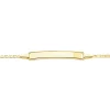 Bracelet Identité Fanelia Maille Marine Or Jaune|Marc Orian Online