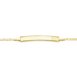 Bracelet Identité Fanelia Maille Marine Or Jaune|Marc Orian Online