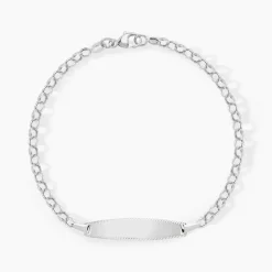 Bracelet Identité Marcel Or Blanc