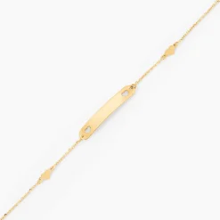 Bracelet Identité Mellie Or Jaune
