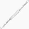 Bracelet Identité Vivian Argent Blanc