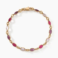 Bracelet Ilvaae Plaqué Or Jaune Pierre De Synthese|Marc Orian