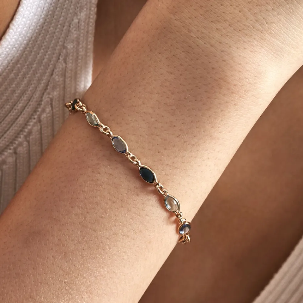 Bracelet Ilvaae Plaqué Or Jaune Pierre De Synthese|Marc Orian Sale