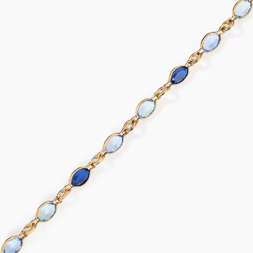 Bracelet Ilvaae Plaqué Or Jaune Pierre De Synthese|Marc Orian Sale