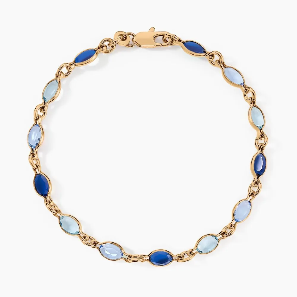 Bracelet Ilvaae Plaqué Or Jaune Pierre De Synthese|Marc Orian Sale