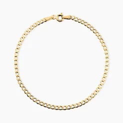 Bracelet Iris Or Jaune Maille Gourmette