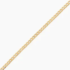 Bracelet Iris Or Jaune Maille Gourmette