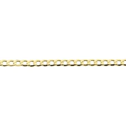 Bracelet Iris Or Jaune Maille Gourmette