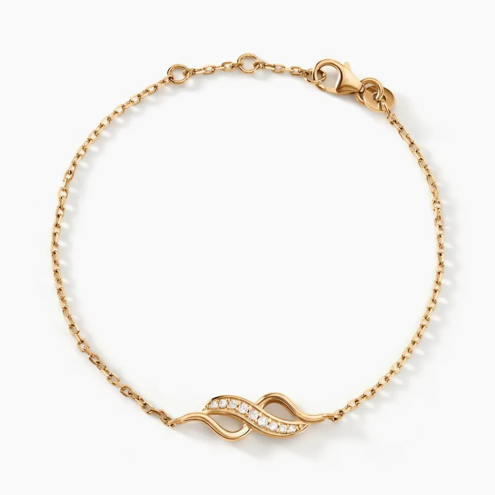 Bracelet Ishaae Plaqué Or Jaune Oxyde De Zirconium|Marc Orian Online