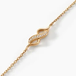 Bracelet Ishaae Plaqué Or Jaune Oxyde De Zirconium|Marc Orian Online