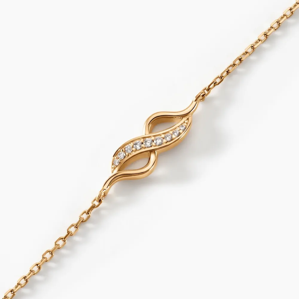 Bracelet Ishaae Plaqué Or Jaune Oxyde De Zirconium|Marc Orian Online