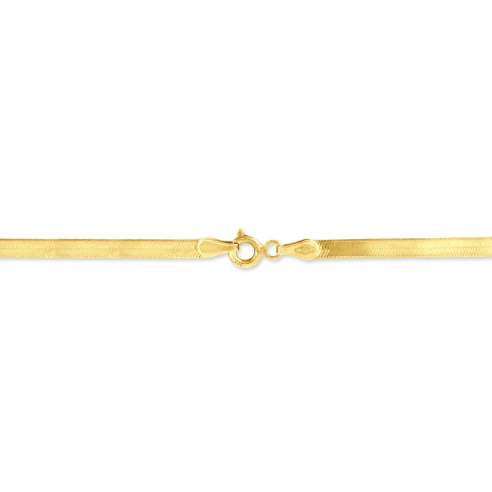 Bracelet Ivria Maille Heringbone Or Jaune|Marc Orian Discount