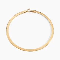 Bracelet Ivria Maille Heringbone Or Jaune