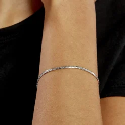 Bracelet Ivy Maille Haricot Or Blanc|Marc Orian Online
