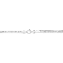 Bracelet Ivy Maille Haricot Or Blanc|Marc Orian New