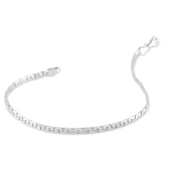 Bracelet Ivy Maille Haricot Or Blanc|Marc Orian New