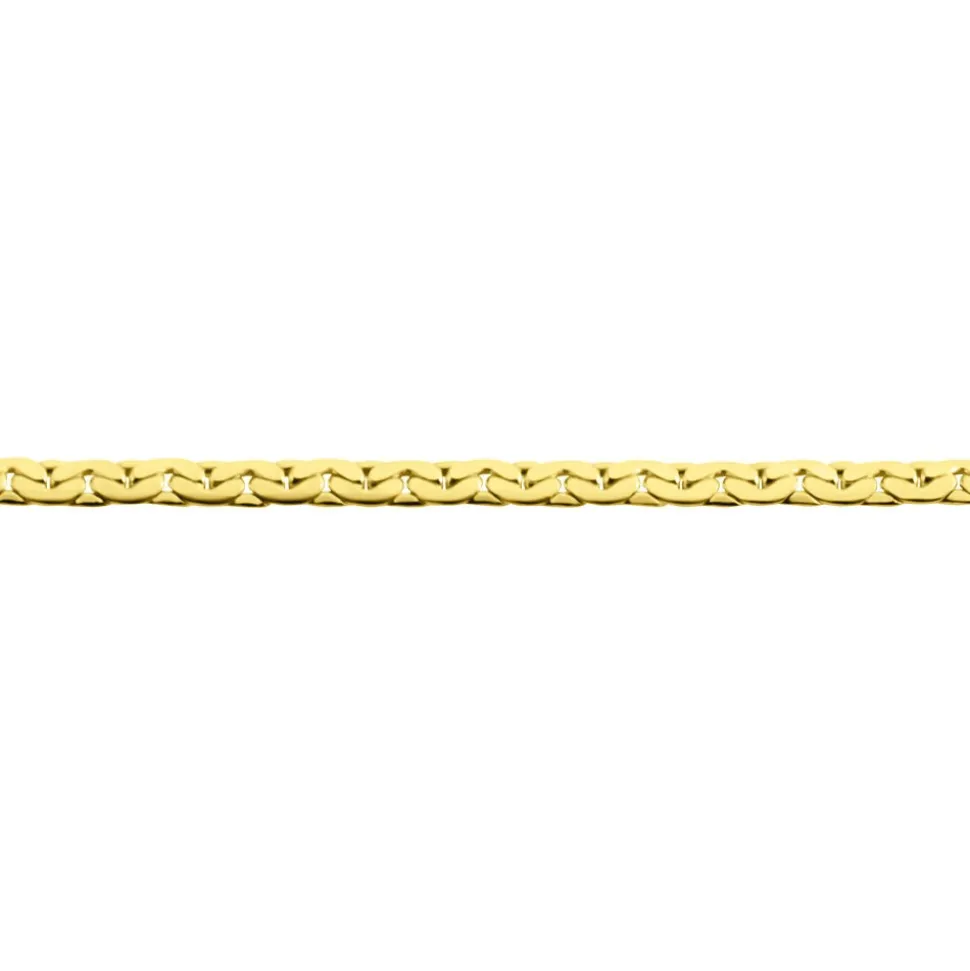 Bracelet Ivy Maille Haricot Or Jaune