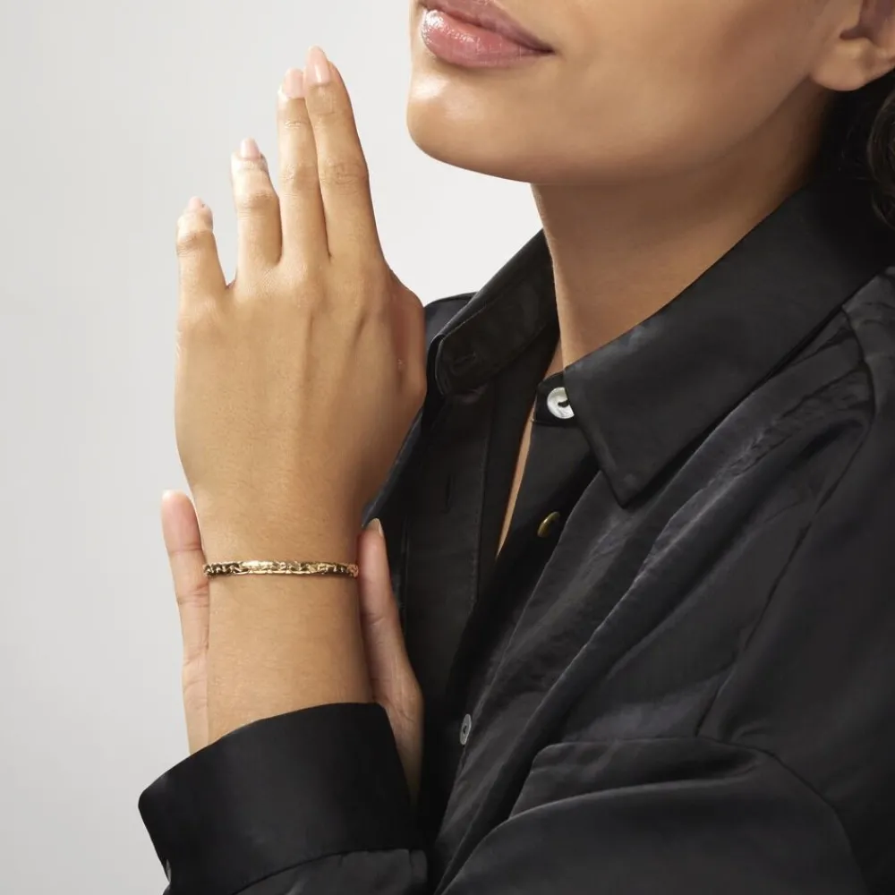 Bracelet Ivy Maille Haricot Or Jaune|Marc Orian Best