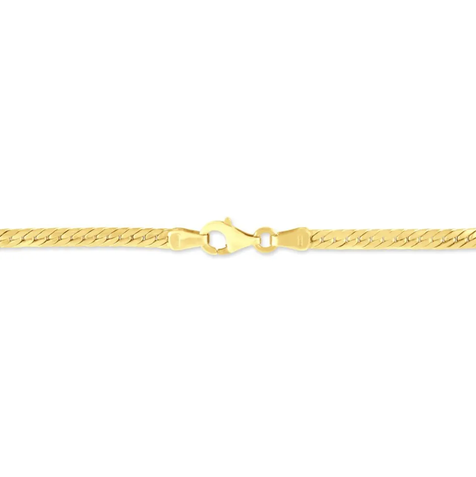 Bracelet Izel Maille Anglaise Or Jaune