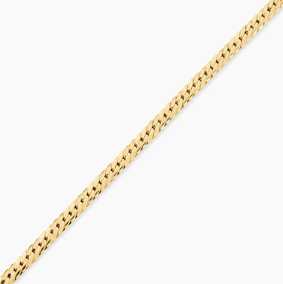 Bracelet Izel Maille Anglaise Or Jaune