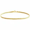 Bracelet Izel Maille Anglaise Or Jaune