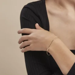 Bracelet Izel Maille Anglaise Or Jaune