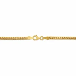 Bracelet Izel Maille Anglaise Or Jaune