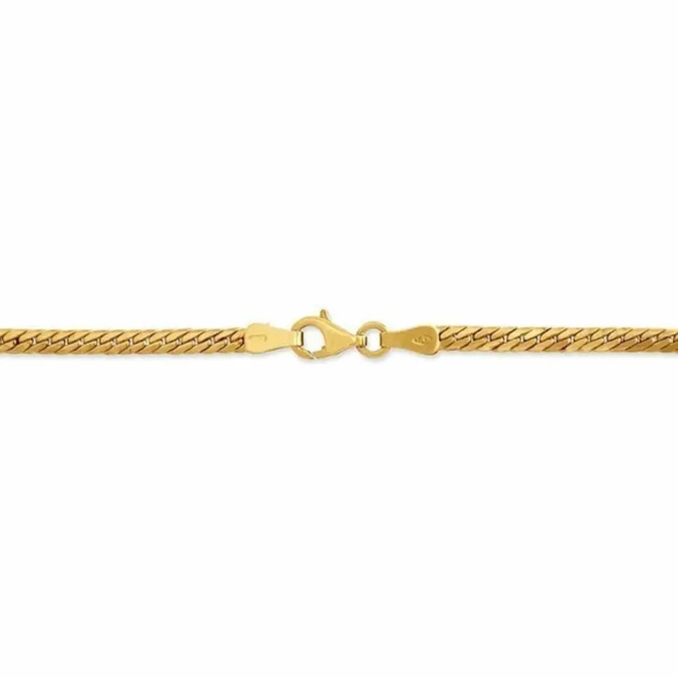 Bracelet Izel Maille Anglaise Or Jaune
