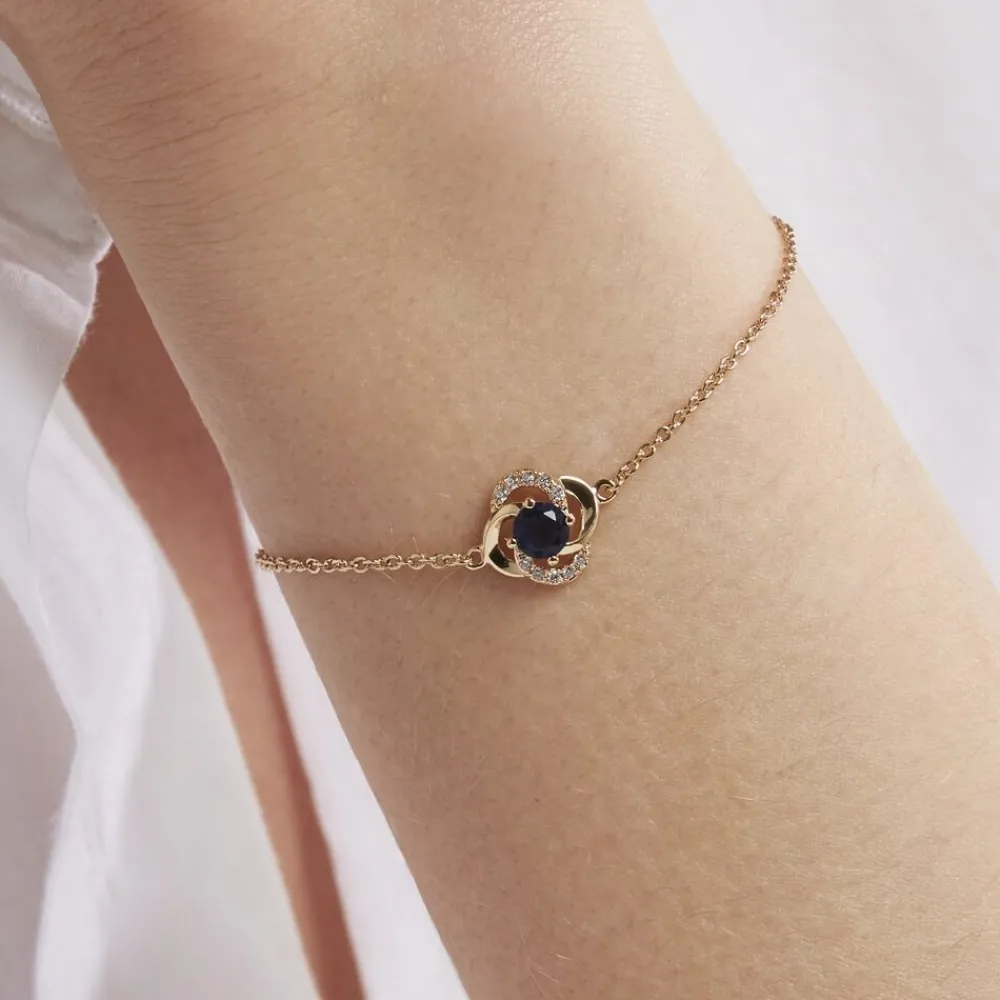 Bracelet Jaana Plaqué Or Jaune Verre Oxyde De Zirconium|Marc Orian Outlet
