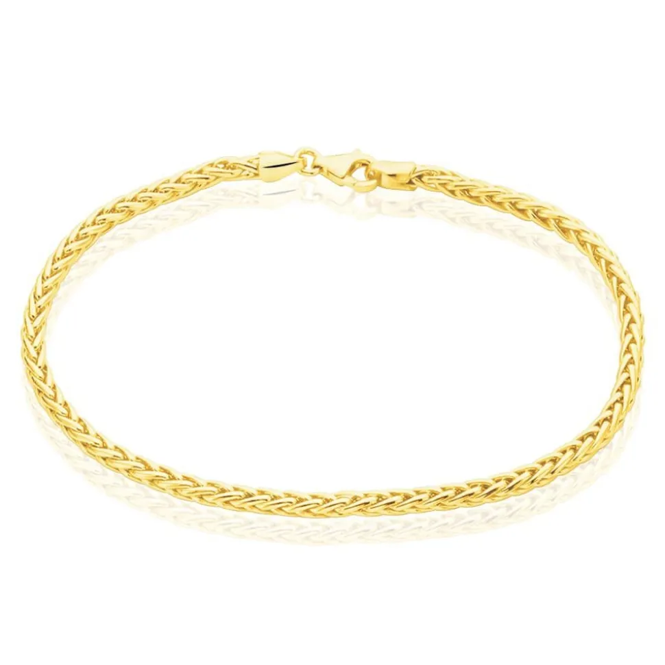 Bracelet Jany Maille Palmier Or Jaune