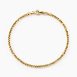 Bracelet Jany Maille Palmier Or Jaune