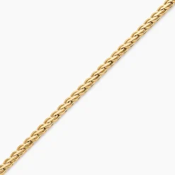 Bracelet Jayna Maille Palmier Or Jaune
