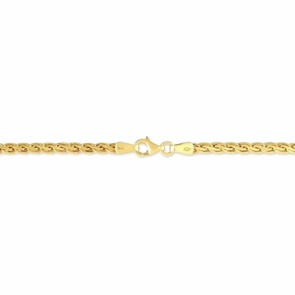 Bracelet Jayna Maille Palmier Or Jaune