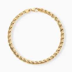 Bracelet Jayna Maille Palmier Or Jaune