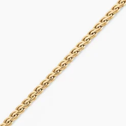 Bracelet Jayna Maille Palmier Or Jaune