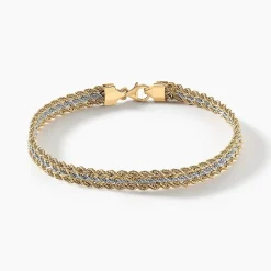 Bracelet Jerry Maille Corde 3 Rangs|Marc Orian Discount