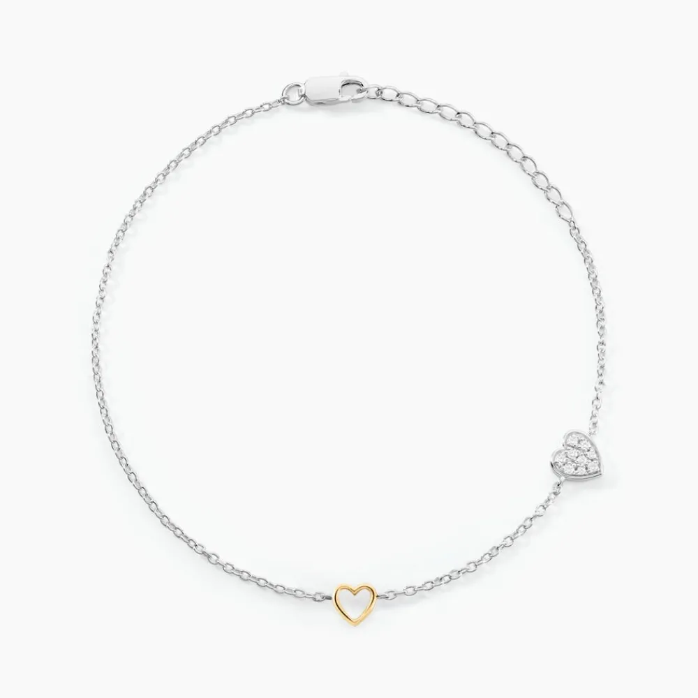 Bracelet Joia Or Jaune Argent Blanc Oxyde De Zirconium|Marc Orian Clearance