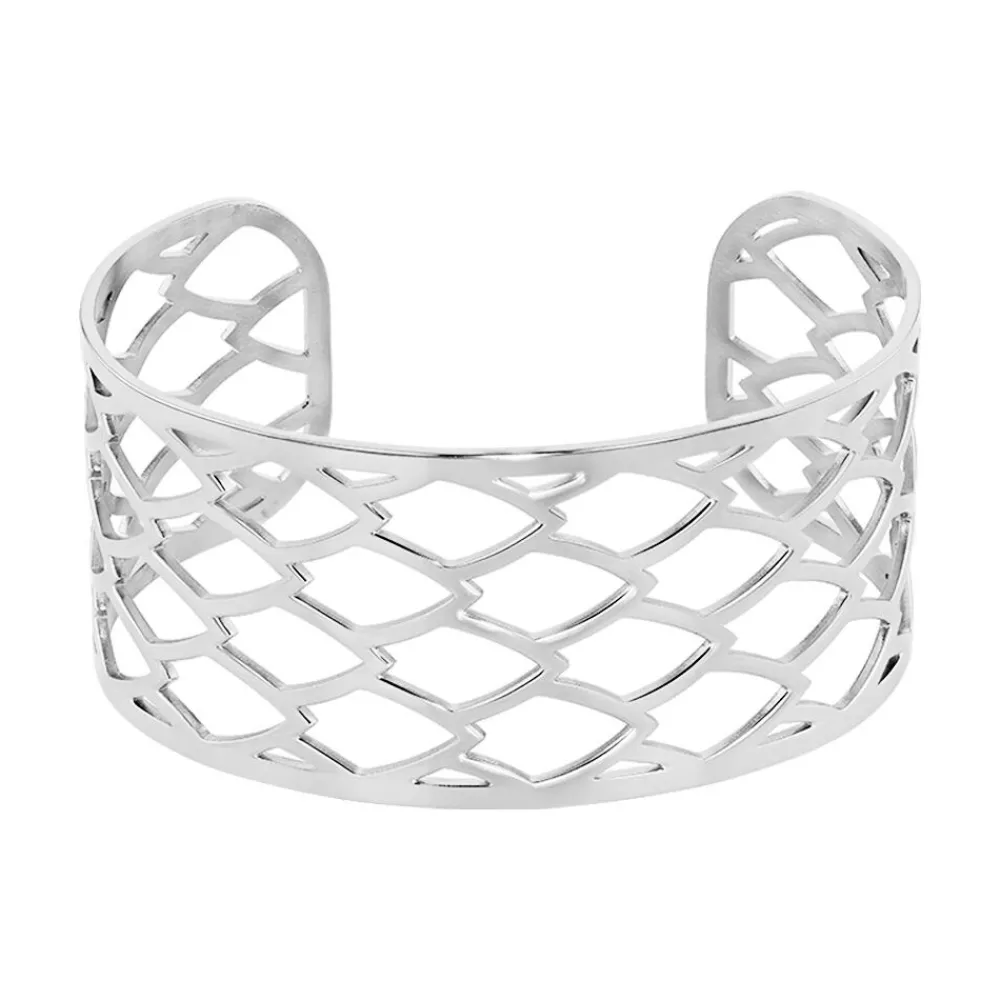 Bracelet Jonc Acier Blanc|IMAGINE